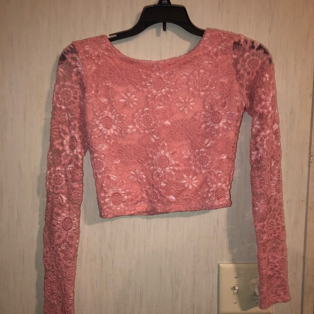 Forever 21 lace crop top